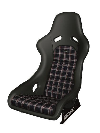 RECARO CLASSIC POLE POSITION ABE SEAT: BLACK LEATHER / CHECKER - Coastal Auto Performance