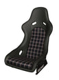 RECARO CLASSIC POLE POSITION ABE SEAT: BLACK LEATHER / CHECKER - Coastal Auto Performance