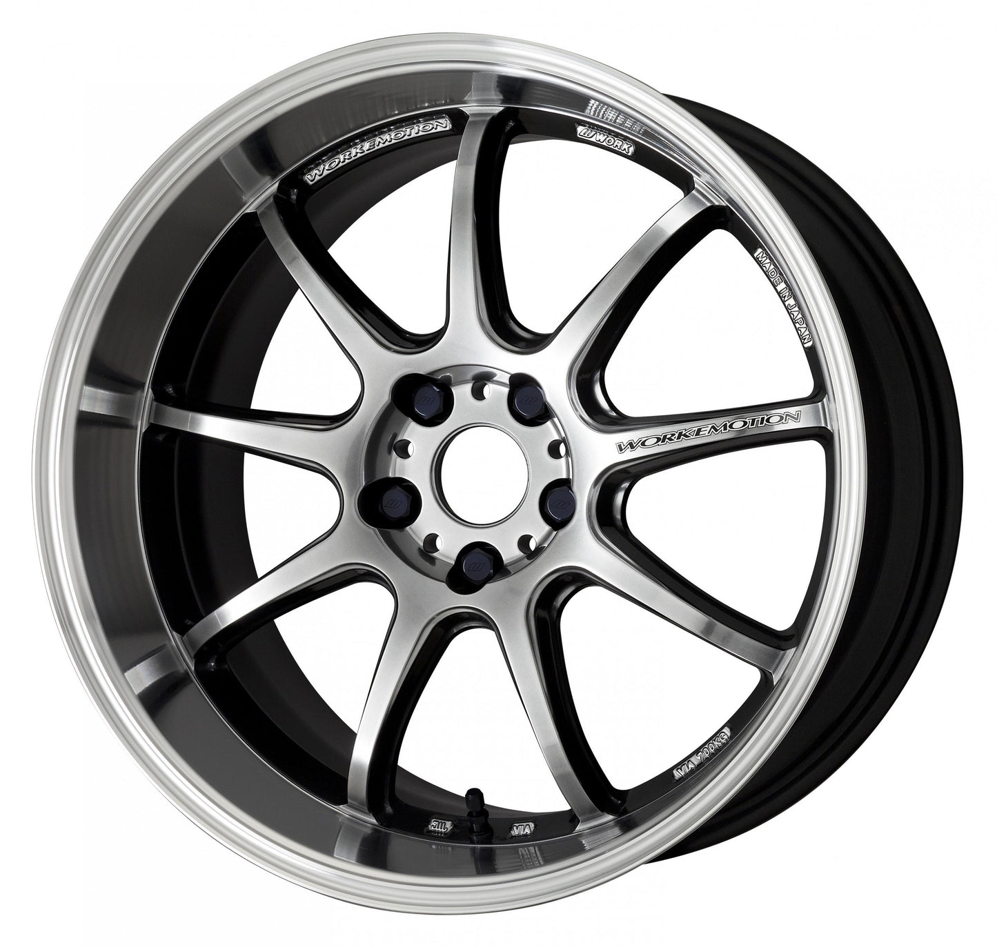WORK EMOTION D9R SILVER: 18×8.5 +12 5-114.3 - Coastal Auto Performance