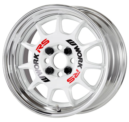 WORK EMOTION RS11 WHITE: 17×7.5 +35 Odisk 5-114.3 - Coastal Auto Performance