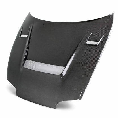 SEIBON KB-style carbon fiber hood: 1993-1998 Toyota Supra - Coastal Auto Performance