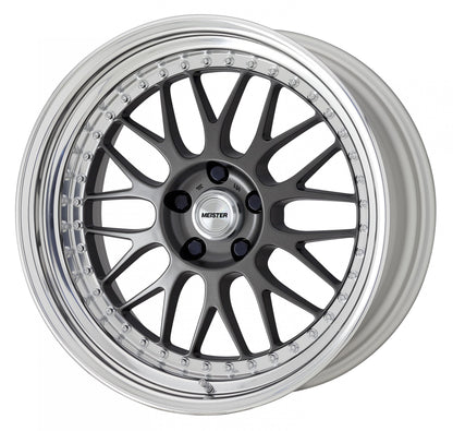 WORK MESITER M1 3P MATTE GUNMETAL: 18×11.0 -2 Rdisk 5-114.3 - Coastal Auto Performance