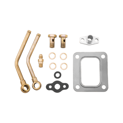 CXRacing Single Ball Bearing GT3076 0.85 A/R Turbo Charger T4 Twin Scroll Vband - Coastal Auto Performance