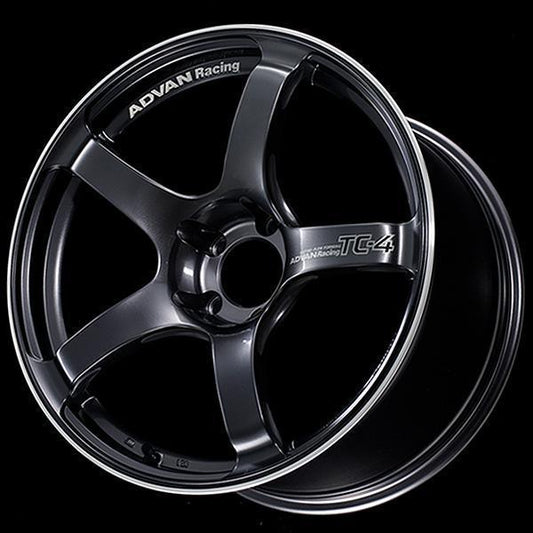 Advan TC4 17x9.0 +63 5-114.3 Racing Gunmetallic Ring Wheel - Coastal Auto Performance