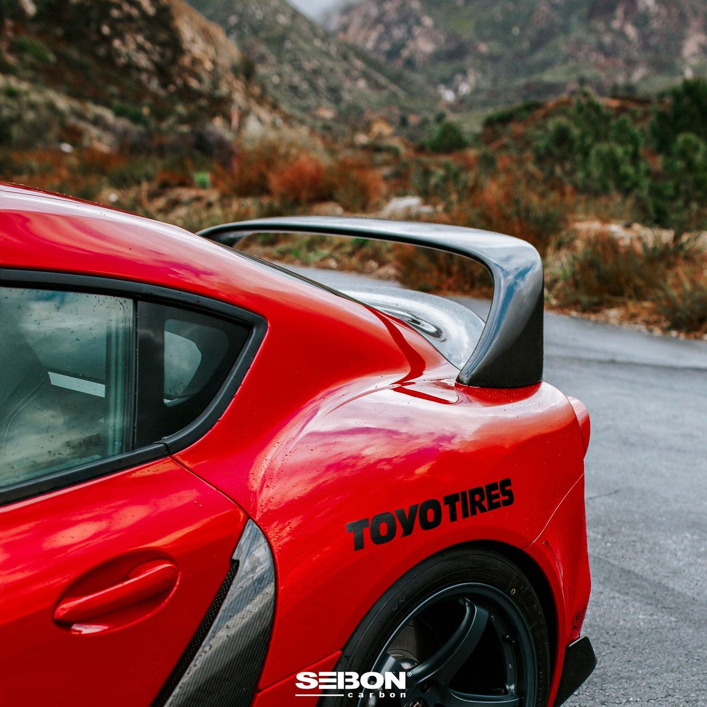 MB-style carbon fiber rear spoiler for 2020-2024 Toyota GR Supra - Coastal Auto Performance