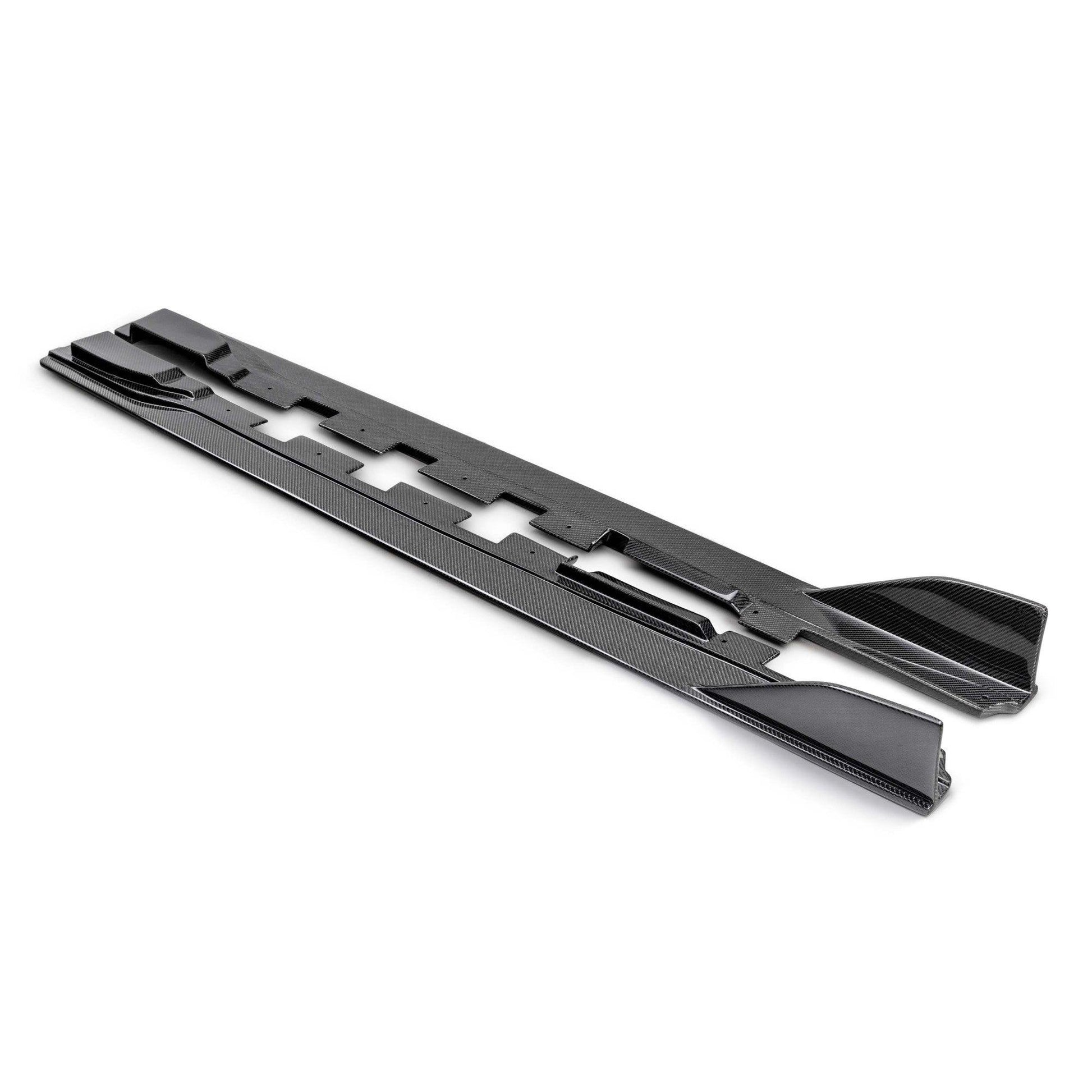 MB-style carbon fiber side skirts for 2022-2024 Toyota GR86 / Subaru BRZ - Coastal Auto Performance